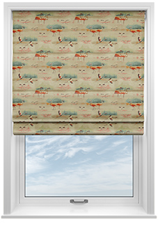 Flamingos, Sand - Roman Blind